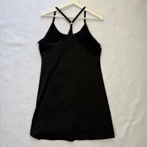 Outdoor Voices Womens Black Athletic Tennis Dress Racerback Skort Size XL Sporty
